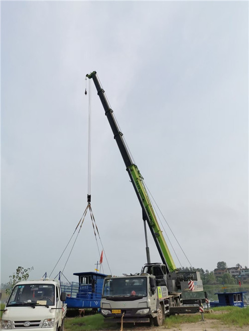 高陵区桥梁建设吊装案例